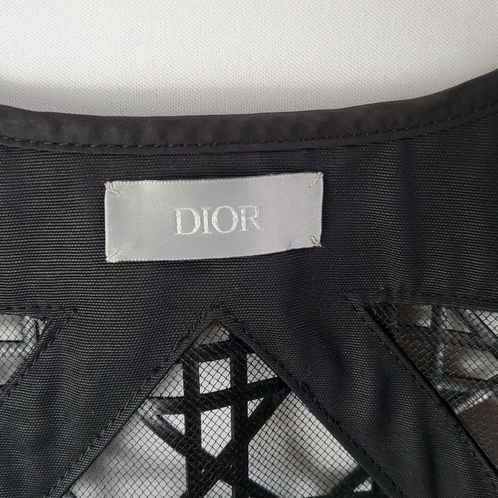 Dior Designer 2019 Black Tactical Harness Vest Sz S Luxury Streetwear - Picture 2 of 14